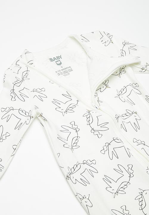 Cotton On - Baby mini zip through romper