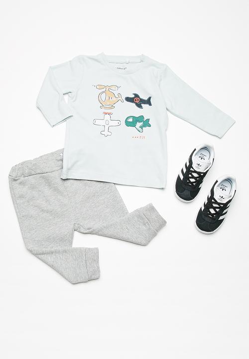 Name It - Irlo long sleeve top - baby blue