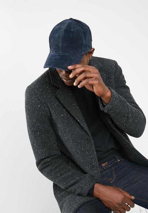New Look - Suedette curved peak cap