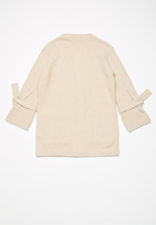 dailyfriday - Kids tie cuff fluffy knit