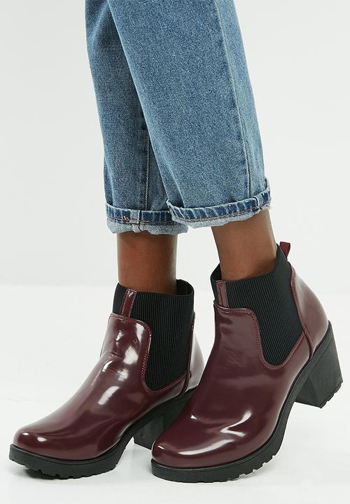 Missguided - High shine chunky chelsea boot