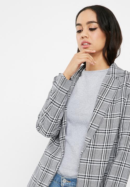 Missguided - Printed longline blazer