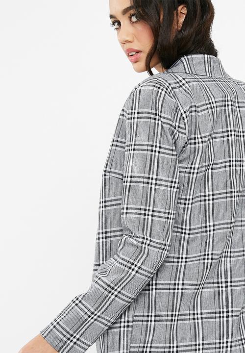 Missguided - Printed longline blazer