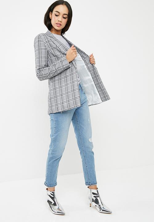 Missguided - Printed longline blazer