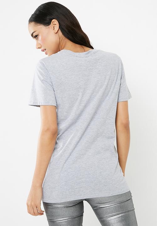 Missguided - Barbie x missguided longline graphic t-shirt 