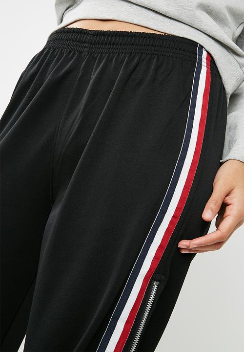 Missguided - Zip through stripe wide leg trouser