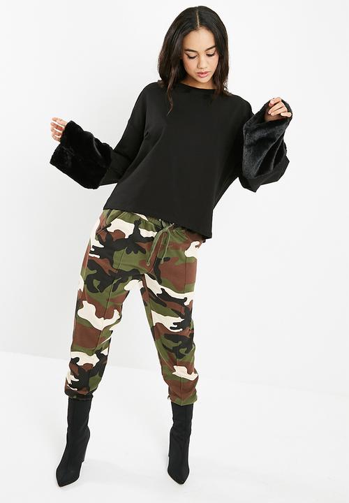 missguided camo joggers