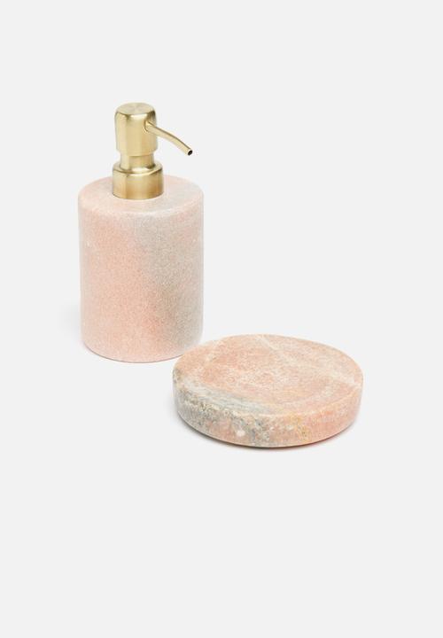 Linen House - Marble soap dispenser