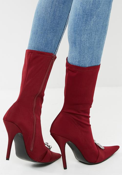 dailyfriday - Stiletto boot - burgundy