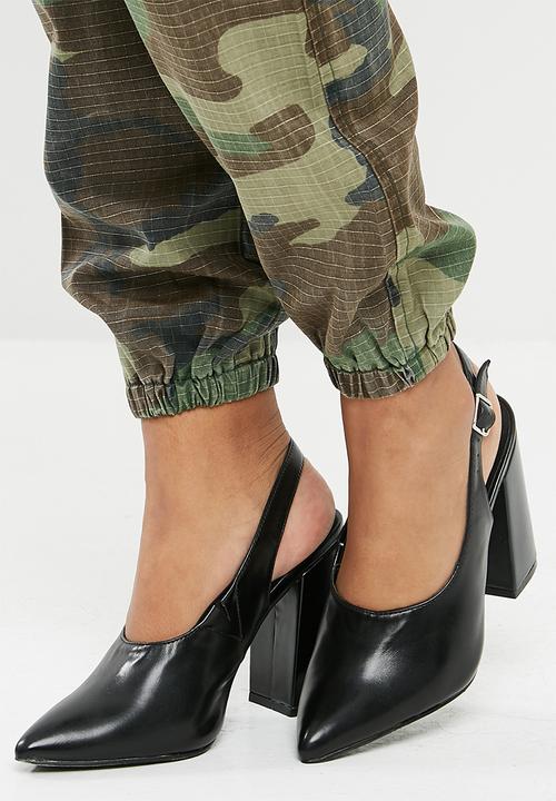 dailyfriday - Slingback block heel - black