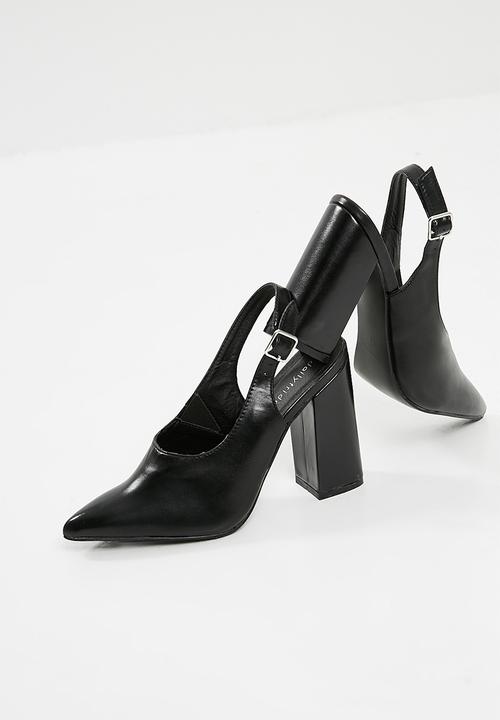dailyfriday - Slingback block heel - black