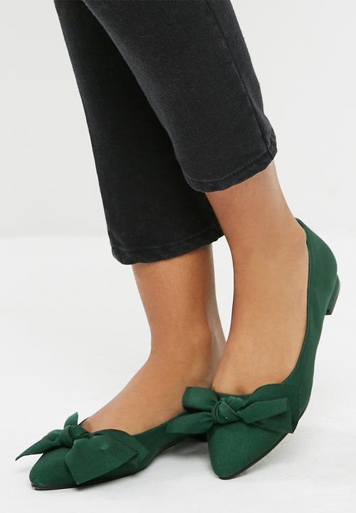 dailyfriday - Bow detail pump - green