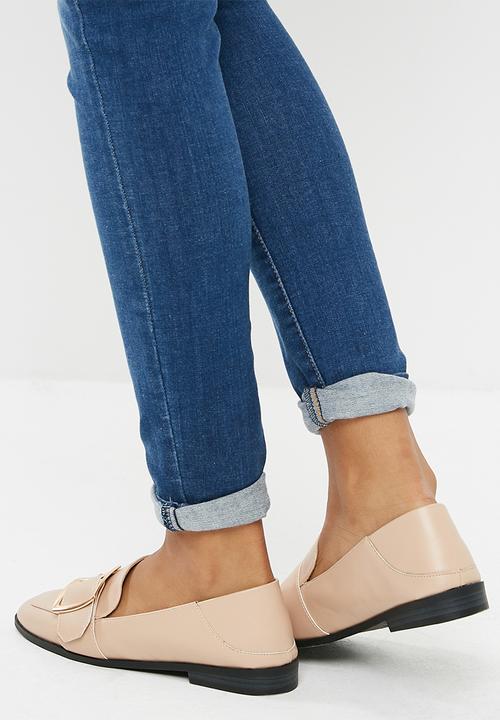 dailyfriday - Buckle detail slip on - nude