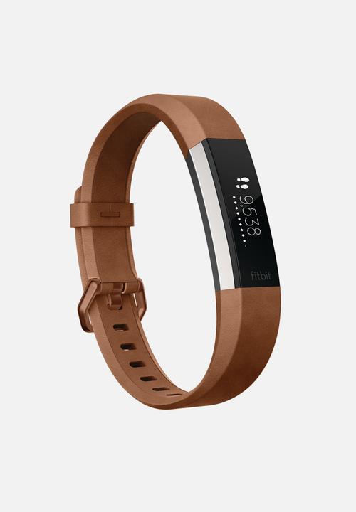 Fitbit - Fitbit alta HR leather accessory band