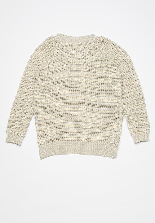 basicthread - Kids chunky raglan knit