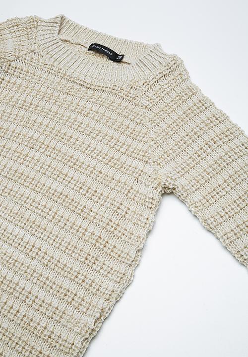 basicthread - Kids chunky raglan knit