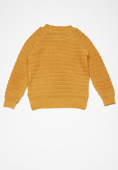 basicthread - Kids chunky raglan knit