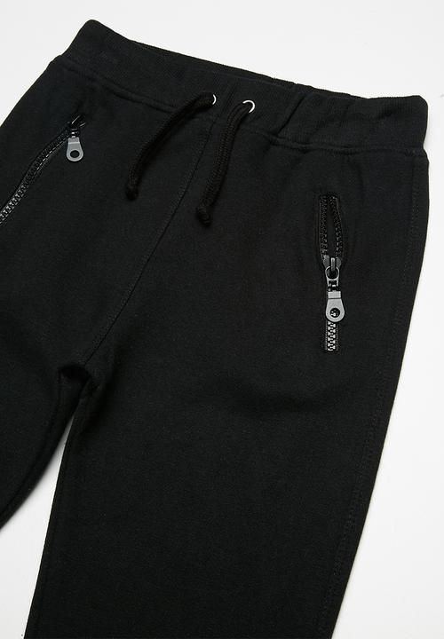 basicthread - Kids boys zip detail biker joggers