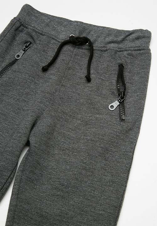 basicthread - Kids boys zip detail biker joggers
