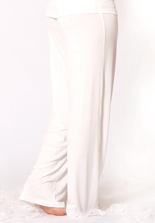 Anna-Louise Sleepwear - Slouch Pants – White