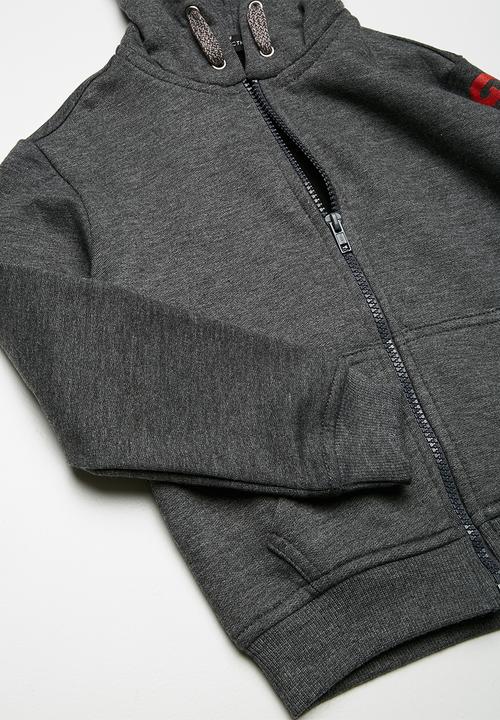 basicthread - Kids boys fleece zip through hoodie