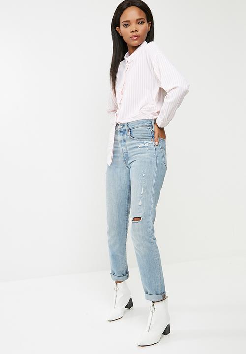 ONLY - Elena striped oversized shirt
