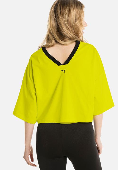 PUMA - Xtreme cropped V-neck tee