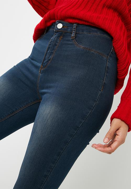 Missguided - Lawless high waisted super stretch skinny