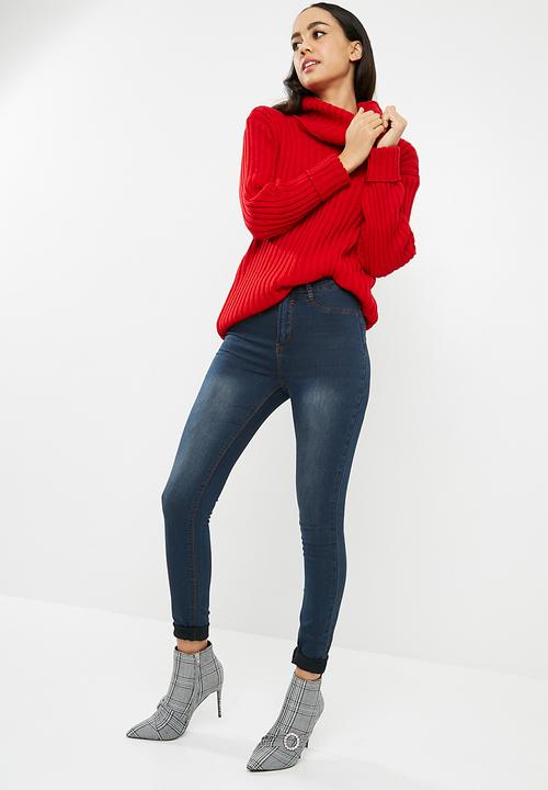 Missguided - Lawless high waisted super stretch skinny