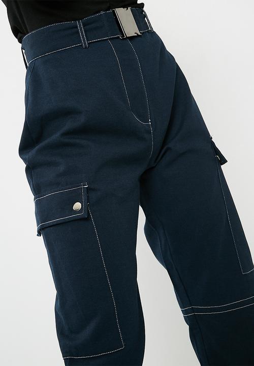 Missguided - Buckle detail utility trouser