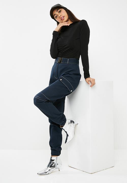 Missguided - Buckle detail utility trouser