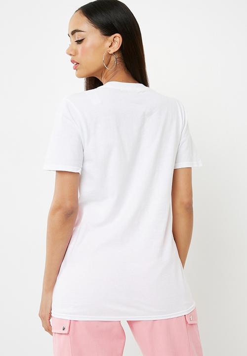 Missguided - Sacred hearts slogan t-shirt