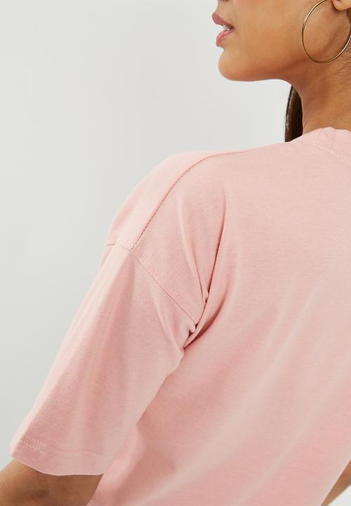 Missguided - Havana' slogan T-shirt - pink