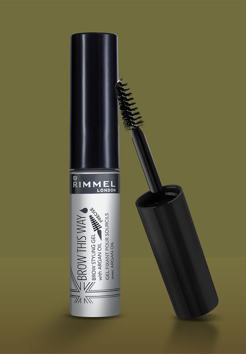 Rimmel - Brow This Way Argan Oil Gel - Clear