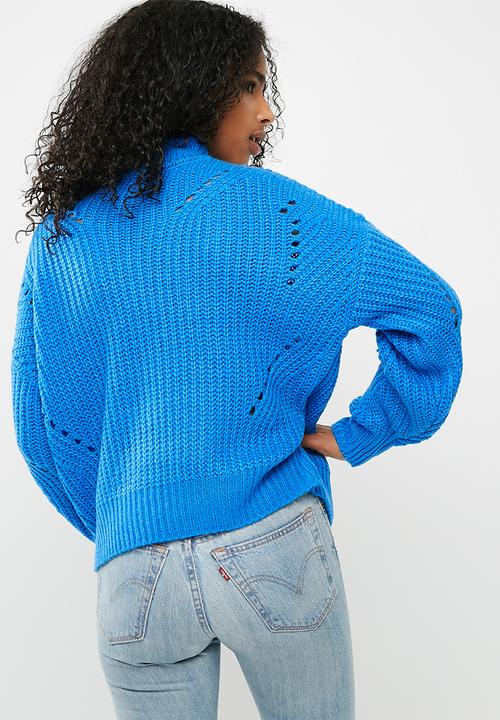 Pieces - Royce knit - blue