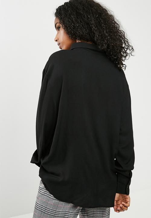 dailyfriday - Oversize shirt - black