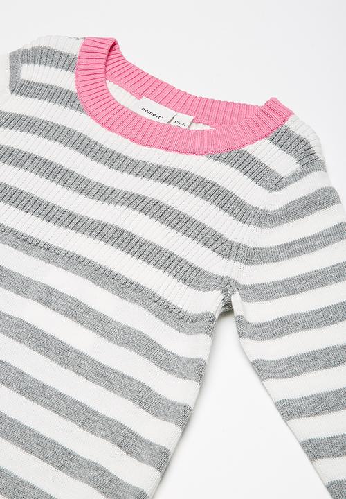 Name It - Kurdi knit dress - grey melange