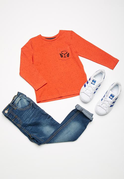 Name It - Kids boys long sleeve top - orange