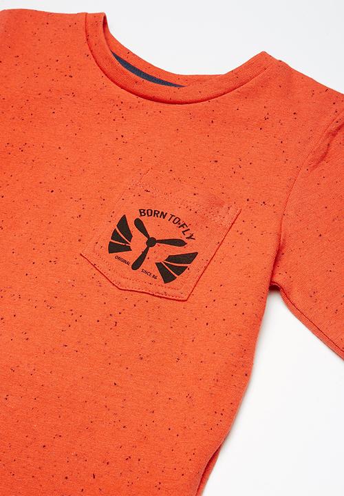 Name It - Kids boys long sleeve top - orange