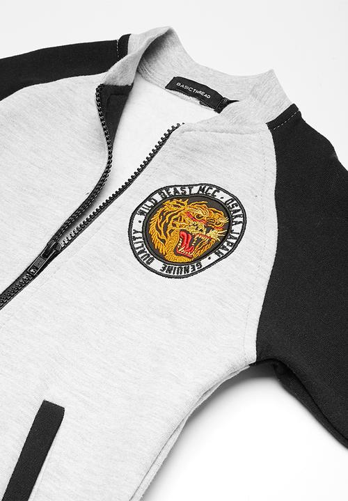 basicthread - Kids boys printed fleece bomber