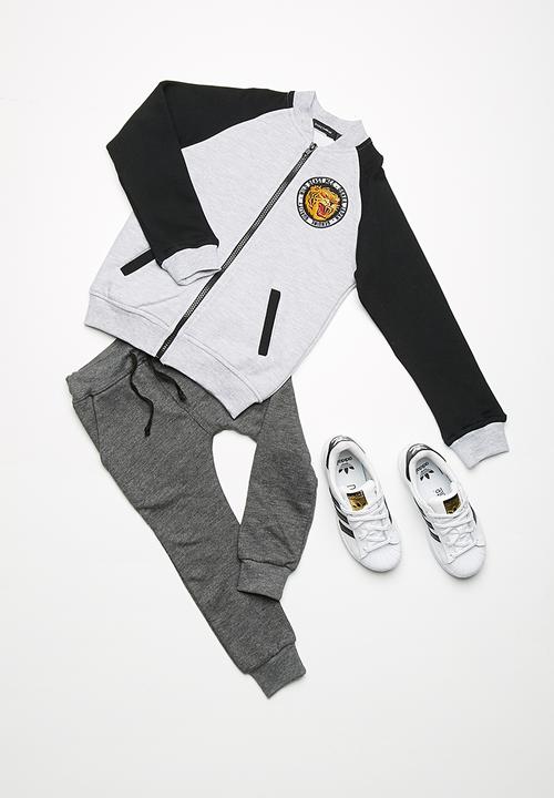 basicthread - Kids boys printed fleece bomber