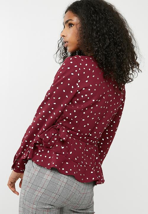 Vero Moda - Henna blouse - burgundy