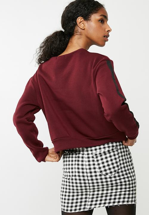 dailyfriday - Sweat top with side stripe
