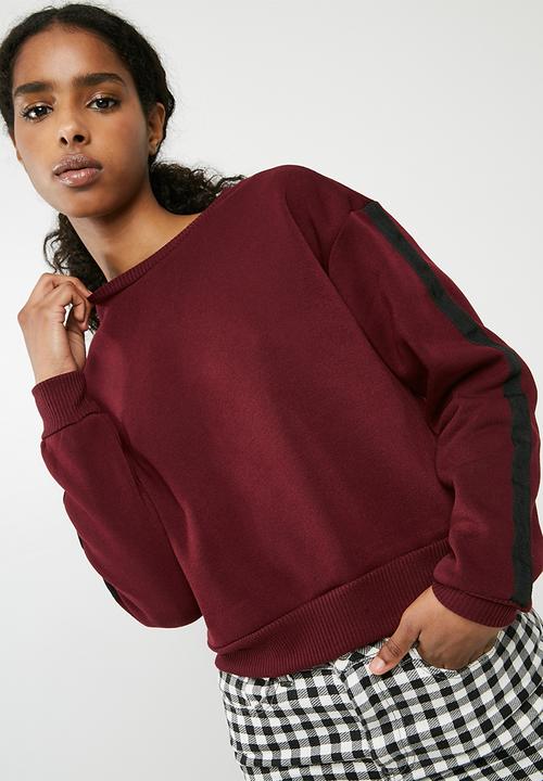 dailyfriday - Sweat top with side stripe