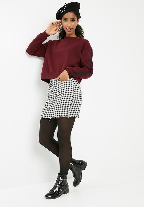 dailyfriday - Sweat top with side stripe