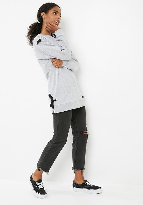 dailyfriday - Eyelet detail sweat