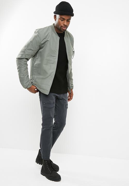basicthread - Raglan textured knit