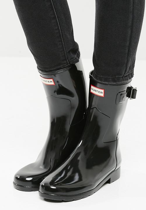 Hunter - Original refined adjustable short gloss - black