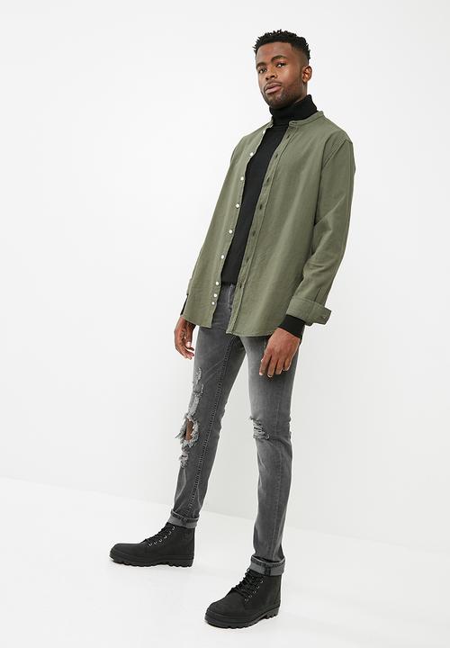 basicthread - Basic roll neck slim fit knit