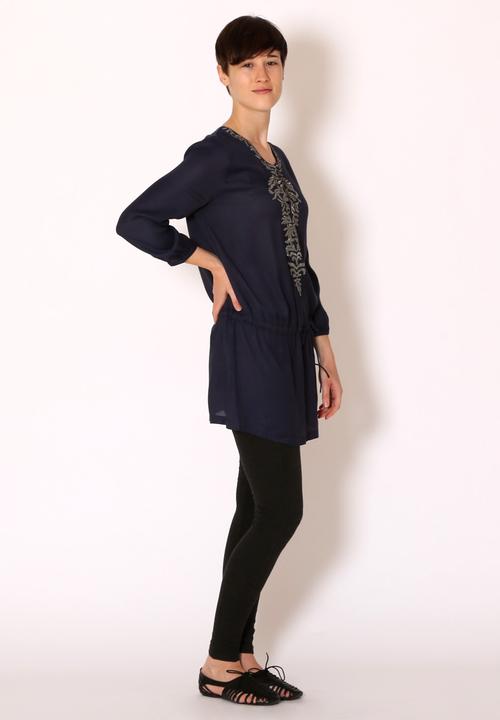Pintuck - Kholi Luxury Kaftan – Ink